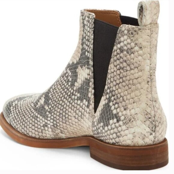 Lucky Brand leather Boot snake Haylia 7M new Chelsea boots - Picture 6 of 15